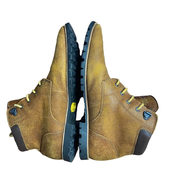 Woolrich Leather Lace-up Hiking Boot Vibram soles women’s - Picture 6 of 15